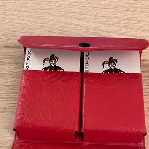 two sets of 1950s playing cards